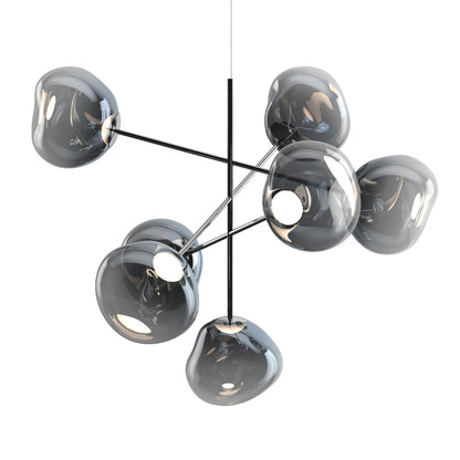 Melt LED Chandelier by Tom Dixon - Large  / Nickel