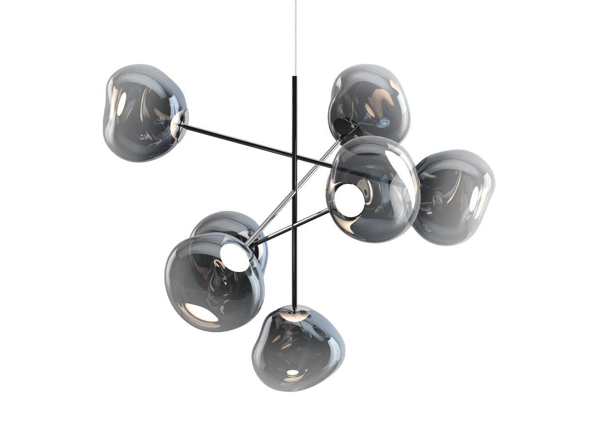 Melt LED Chandelier by Tom Dixon - Large  / Nickel