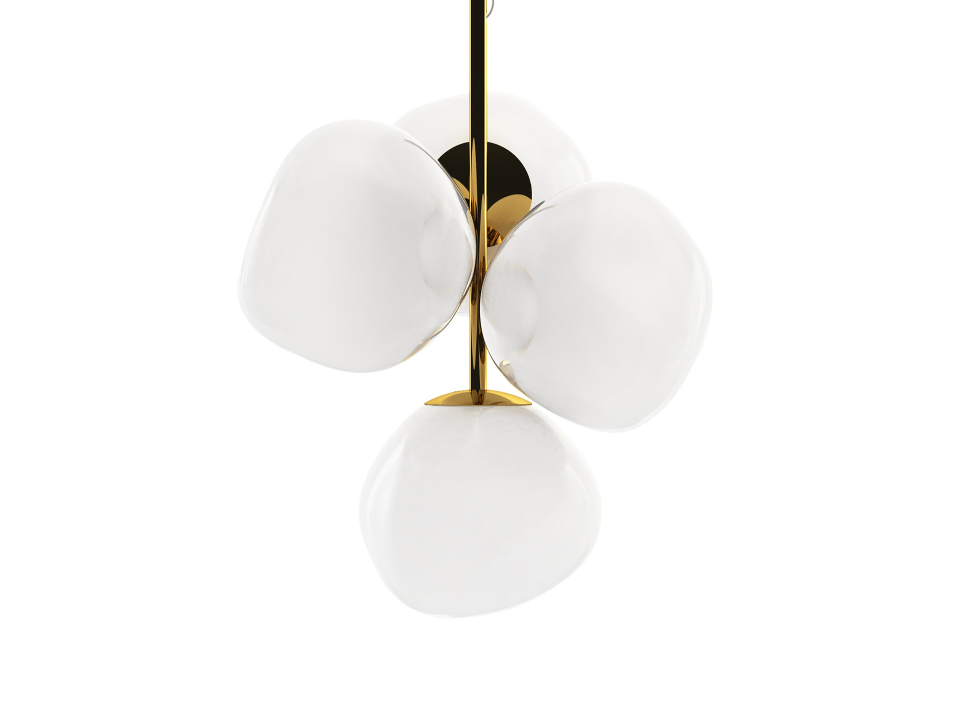 Melt LED Chandelier by Tom Dixon - Small / Opal Gold