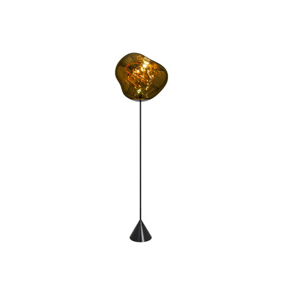 Melt LED Cone Slim Floor Lamp by Tom Dixon - Gold
