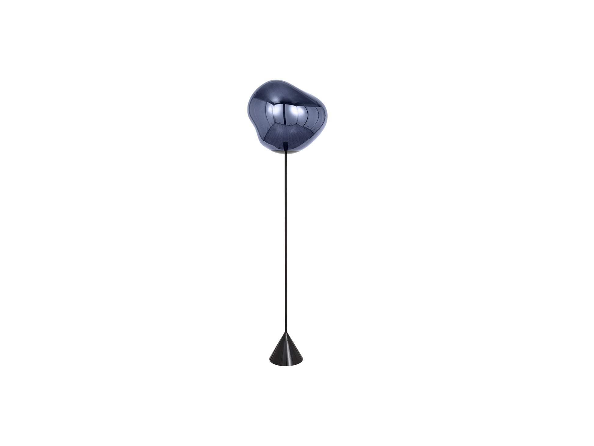 Melt LED Cone Slim Floor Lamp by Tom Dixon - Smoke