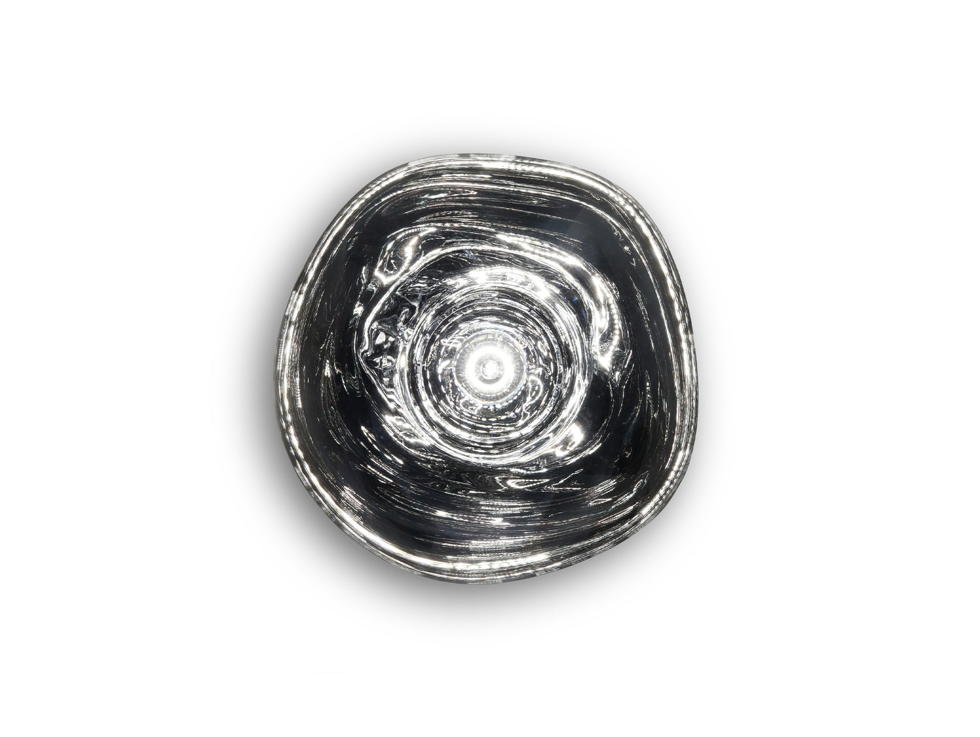 Melt Surface LED Wall Lamp by Tom Dixon - Silver