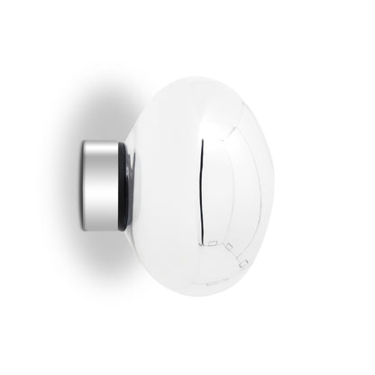 Melt Surface LED Mini Wall Lamp by Tom Dixon - Silver