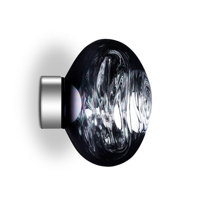 Melt Surface LED Mini Wall Lamp by Tom Dixon - Smoke
