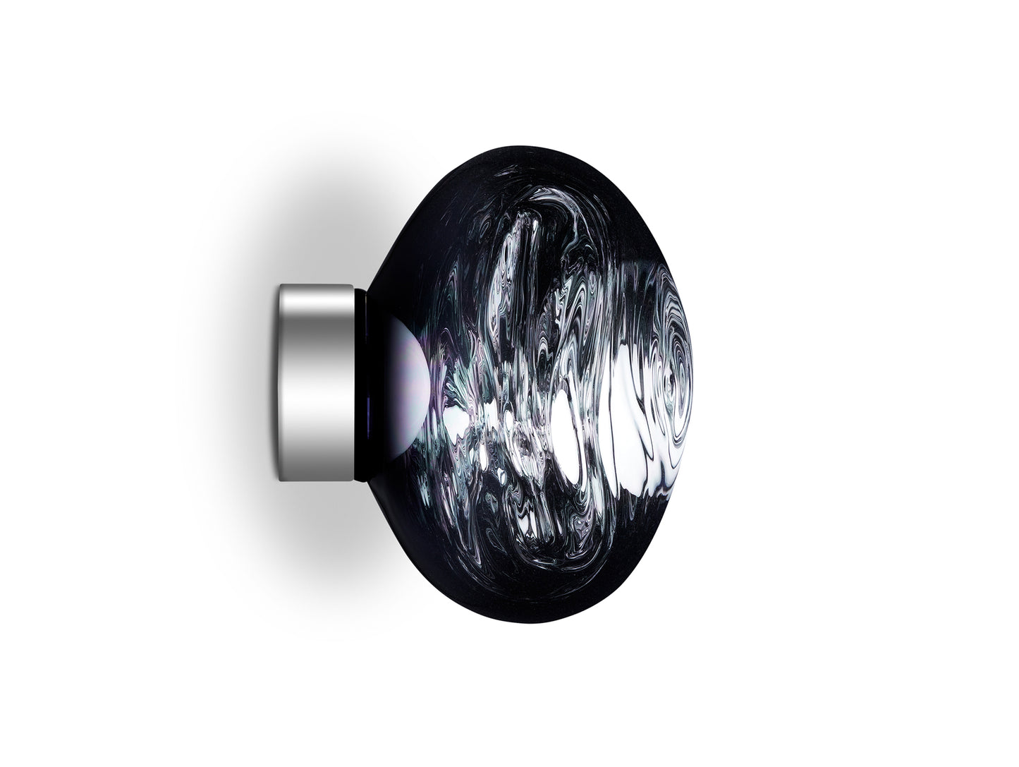 Melt Surface LED Mini Wall Lamp by Tom Dixon - Smoke