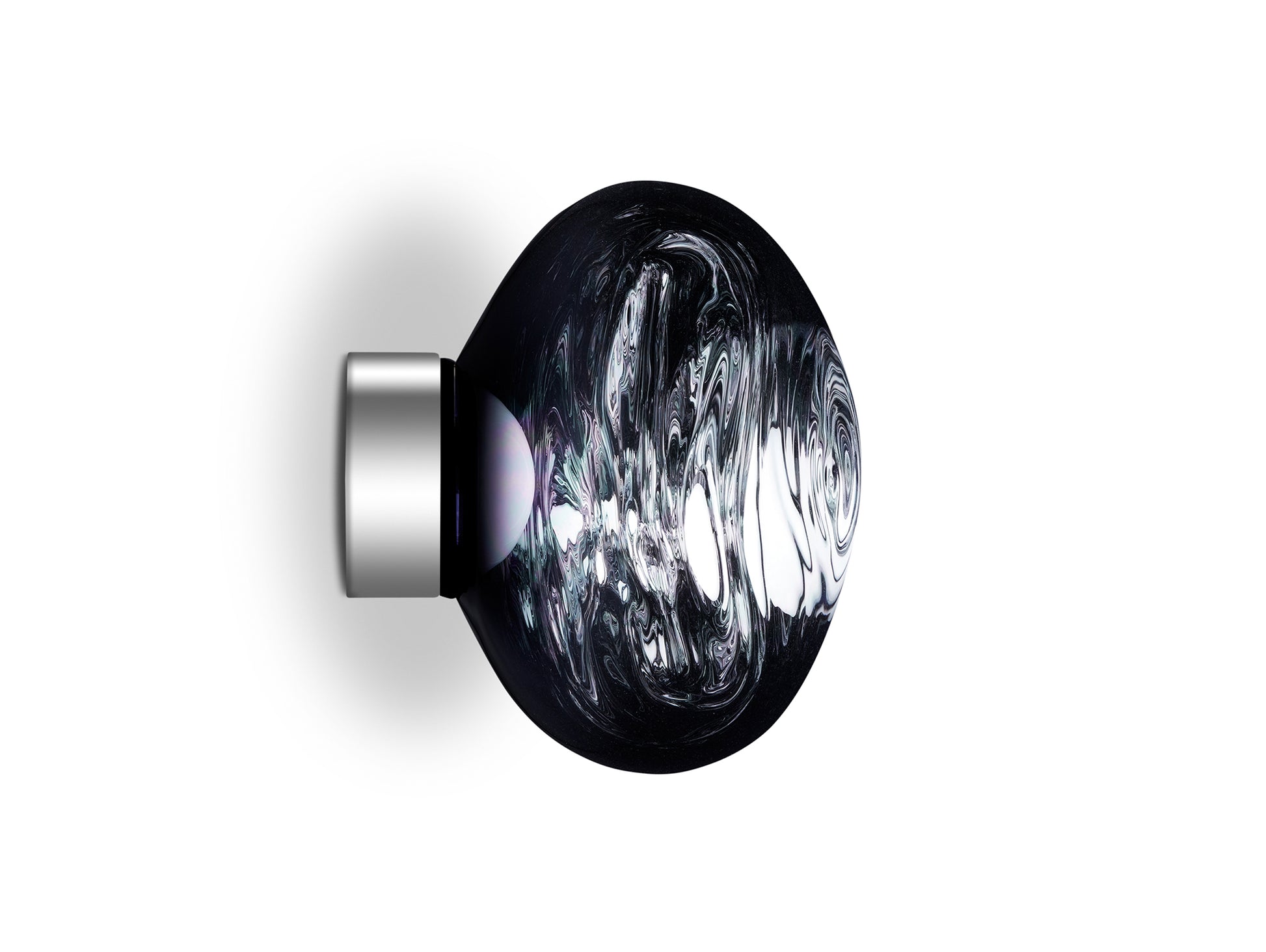 Melt Surface LED Mini Wall Lamp by Tom Dixon - Smoke