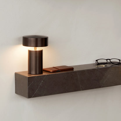 Column Portable Table Lamp by Audo Copenhagen - Bronze