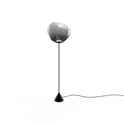 Melt LED Cone Slim Floor Lamp by Tom Dixon - Nickel