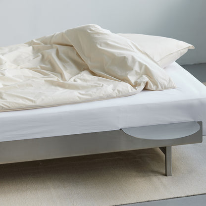 Bed 90 cm (Low) - Stainless Steel by Moebe