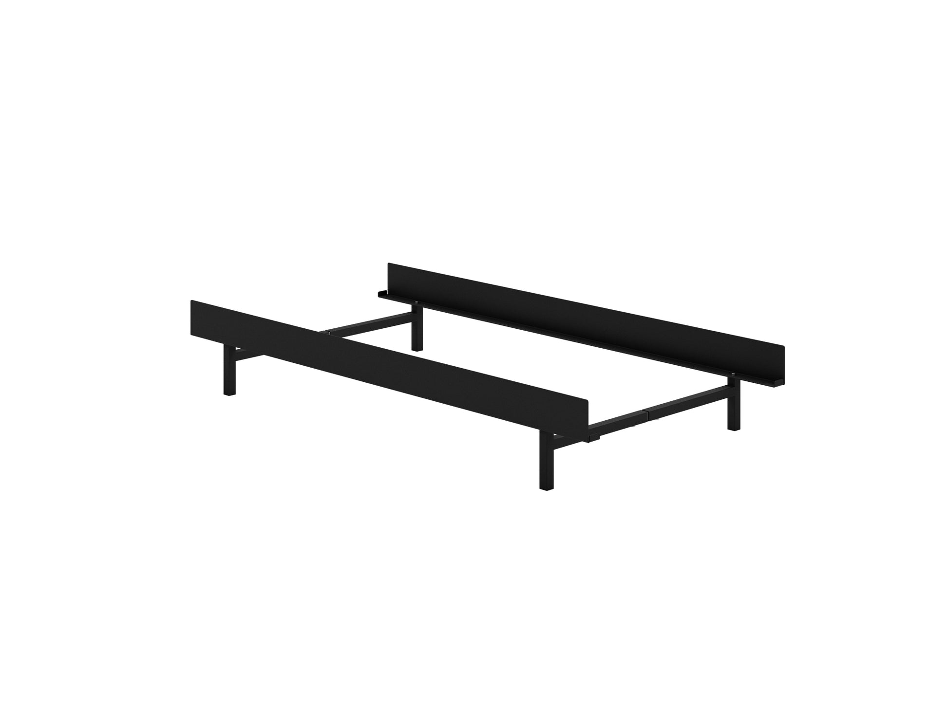 Moebe Bed Low 90-180 cm - Black