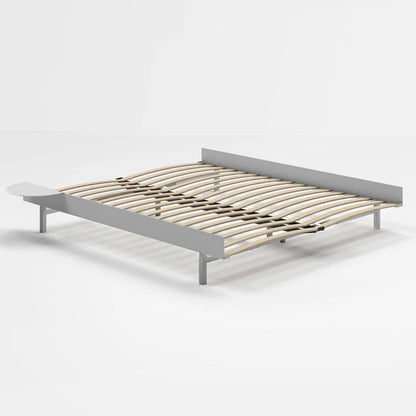 Moebe Bed 90 - 180 cm (Low) - Stainless Steel
