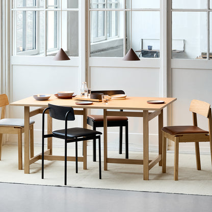 Rectangular Dining Table (Linoleum Tabletop) by Moebe