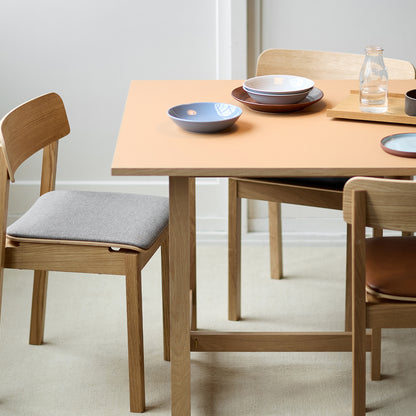 Rectangular Dining Table (Linoleum Tabletop) by Moebe