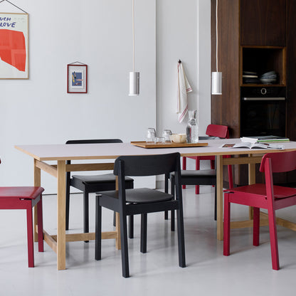 Rectangular Dining Table (Linoleum Tabletop) by Moebe