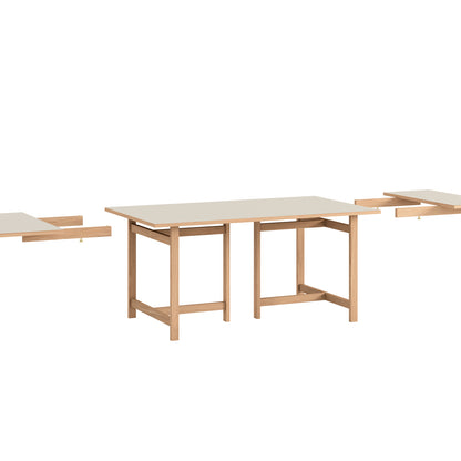 Rectangular Dining Table Extension Leaf by Moebe - Warm Beige