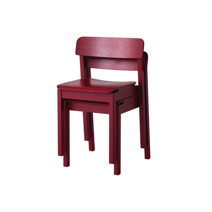 Everyday Chair by Moebe - Purple Red Lacquered Oak
