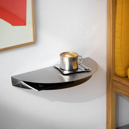 Half Moon Shelf by Moebe - Large / Stainless Steel