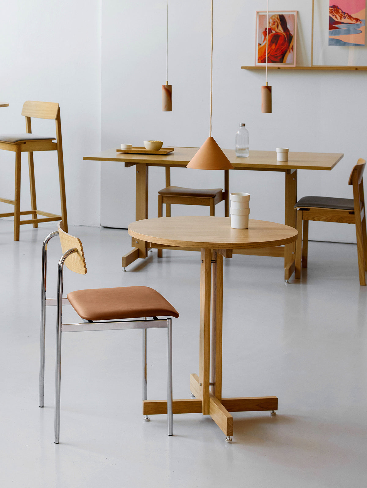KUMU Cafe Table by Moebe - Round Tabletop (Ø65 cm)