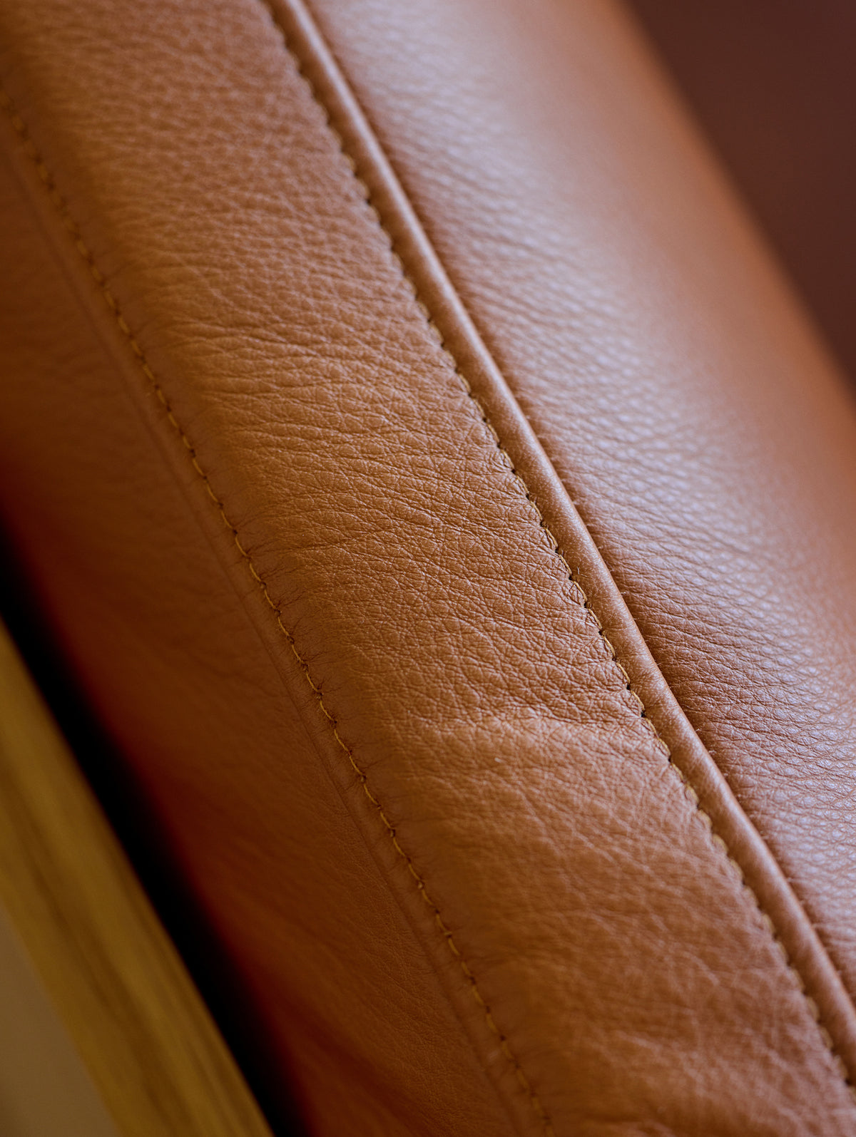 Moebe Lounge Chair by Moebe - Oak Frame / Cognac Leather