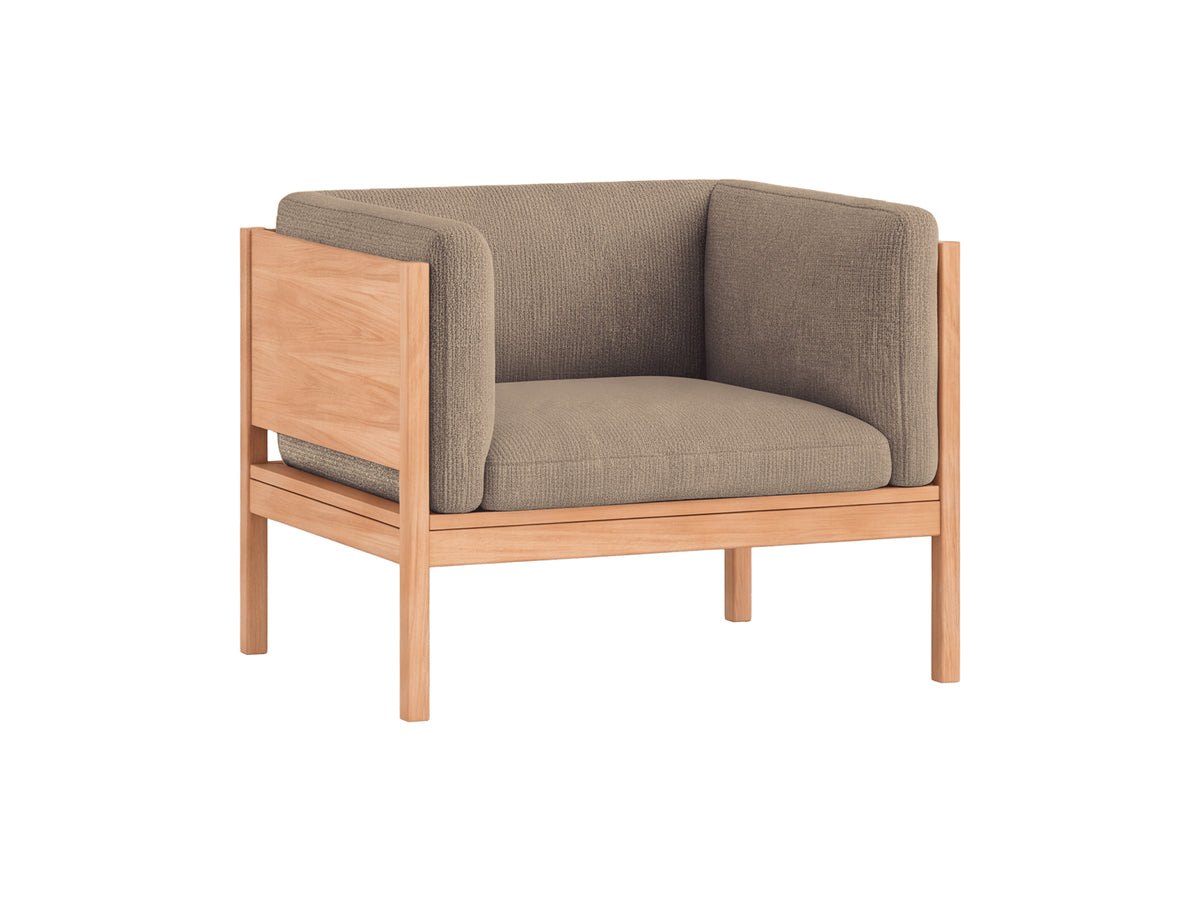 Moebe Lounge Chair by Moebe - Oak Frame / Moss 13