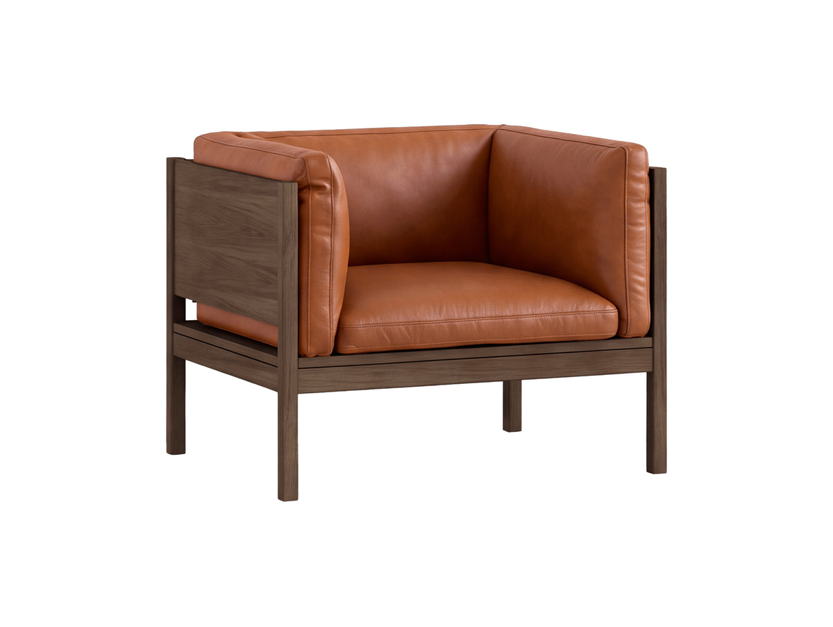 Moebe Lounge Chair by Moebe - Smoked Oak Frame / Cognac Leather 