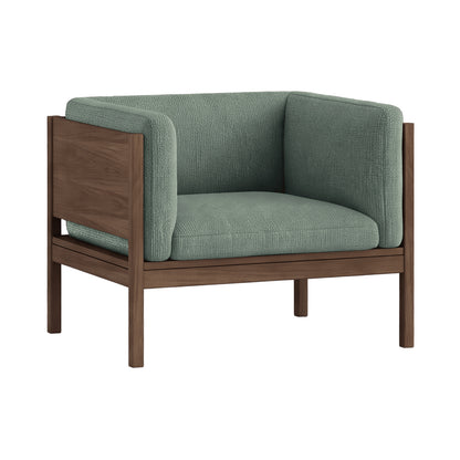 Moebe Lounge Chair by Moebe - Smoked Oak Frame / Moss 03