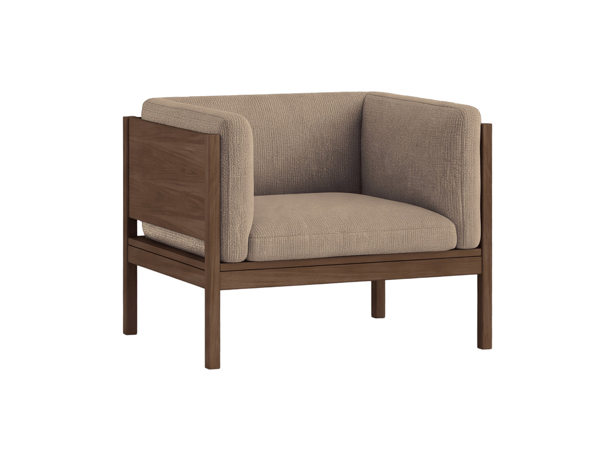 Moebe Lounge Chair by Moebe - Smoked Oak Frame / Moss 13