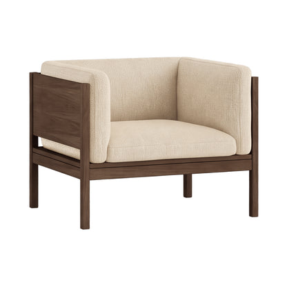 Moebe Lounge Chair by Moebe - Smoked Oak Frame / Moss 19
