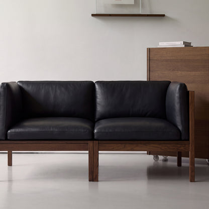 Modular Sofa Individual Components by Moebe - Black Leather