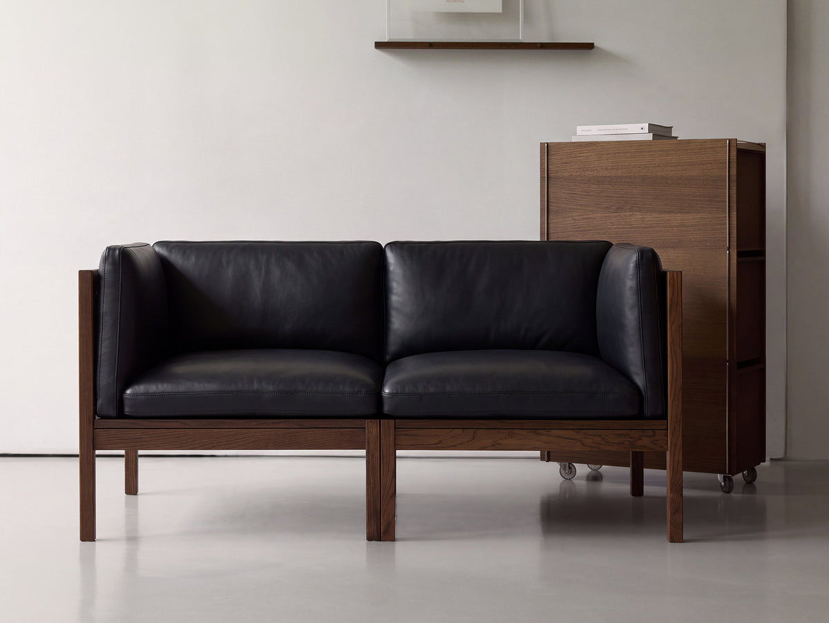Modular Sofa Individual Components by Moebe - Black Leather