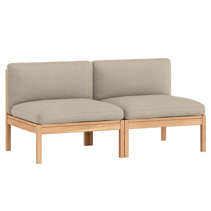 Modular 2-Seater Sofa Without Armrest by Moebe - Field 2 233