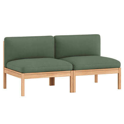 Modular 2-Seater Sofa Without Armrest by Moebe - Field 2 943