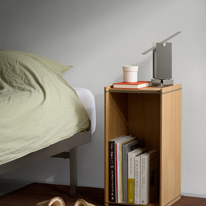 Moebe Storage Box by Moebe - Oak / Stainless Steel