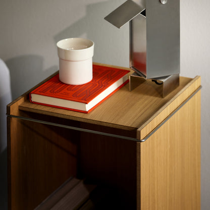 Moebe Storage Box by Moebe - Oak / Stainless Steel