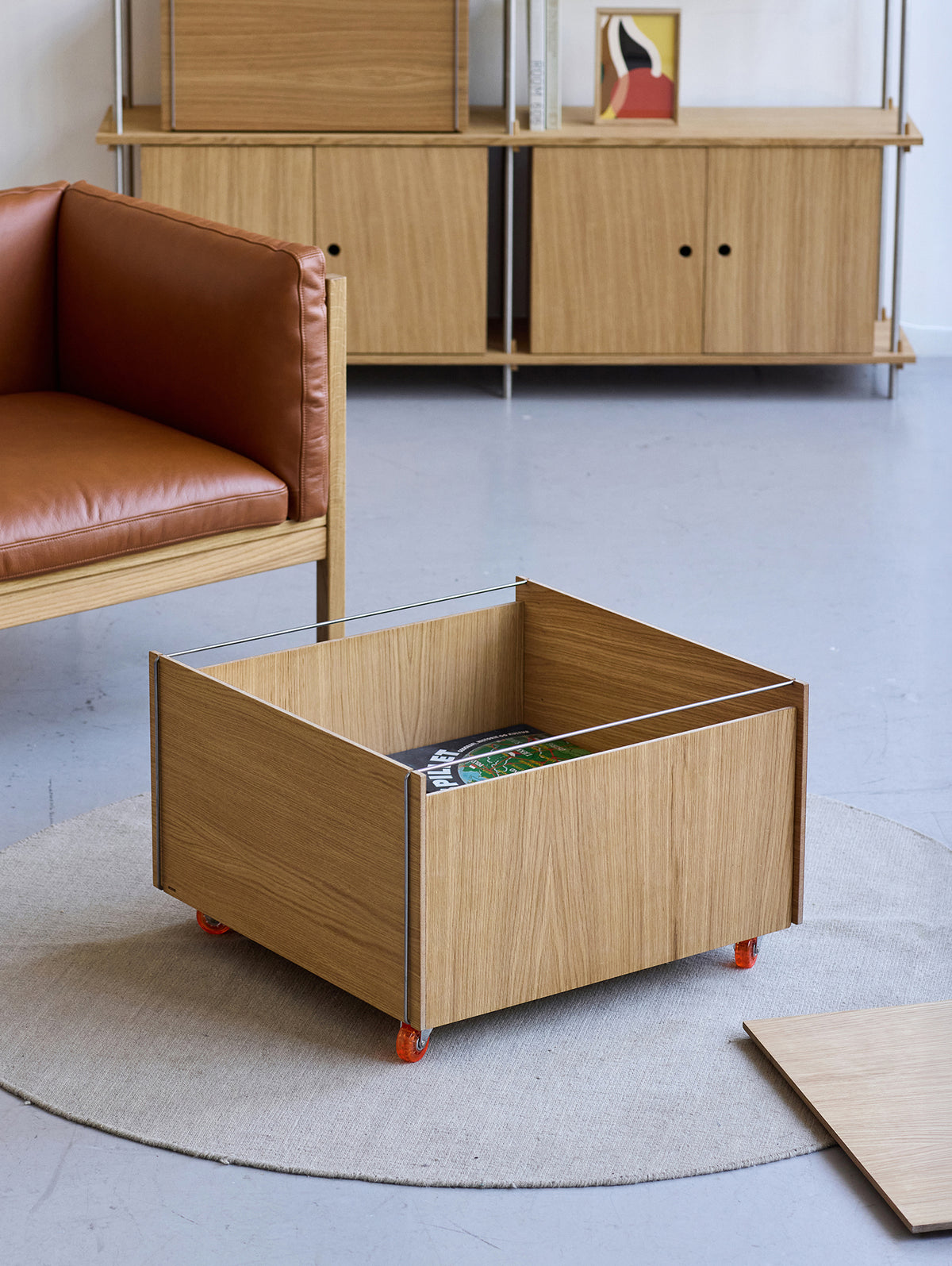 Storage Chest by Moebe - Oak / Stainless Steel