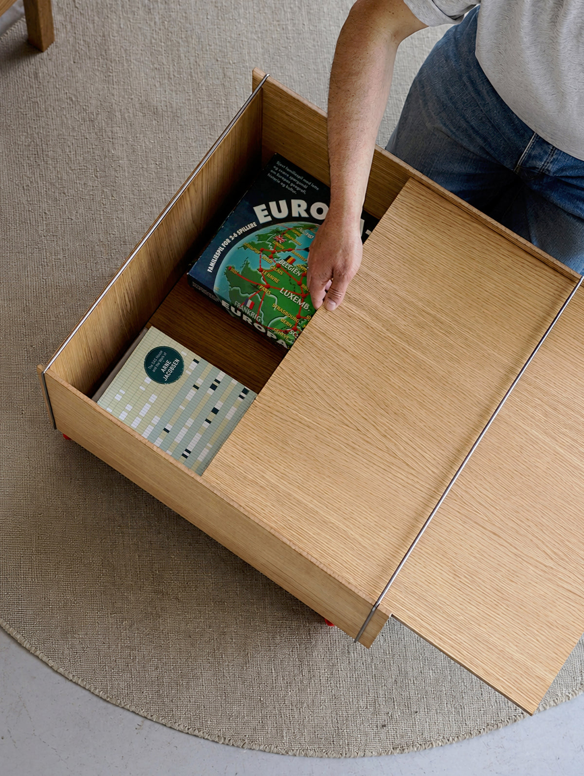 Storage Chest by Moebe - Oak / Stainless Steel