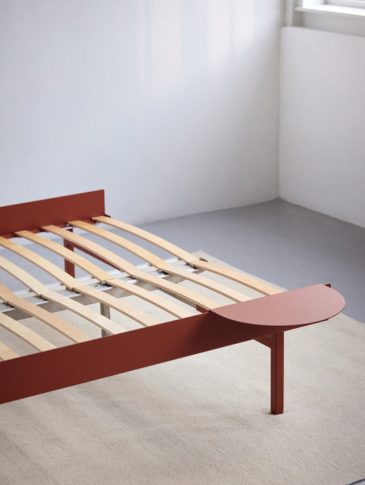 Moebe Bed High 90-180 cm - Terracotta