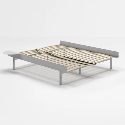 Moebe Bed 90 - 180 cm (High) - Stainless Steel
