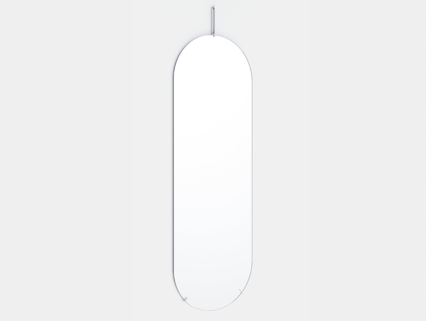 Moebe Tall Wall Mirror - Stainless Steel