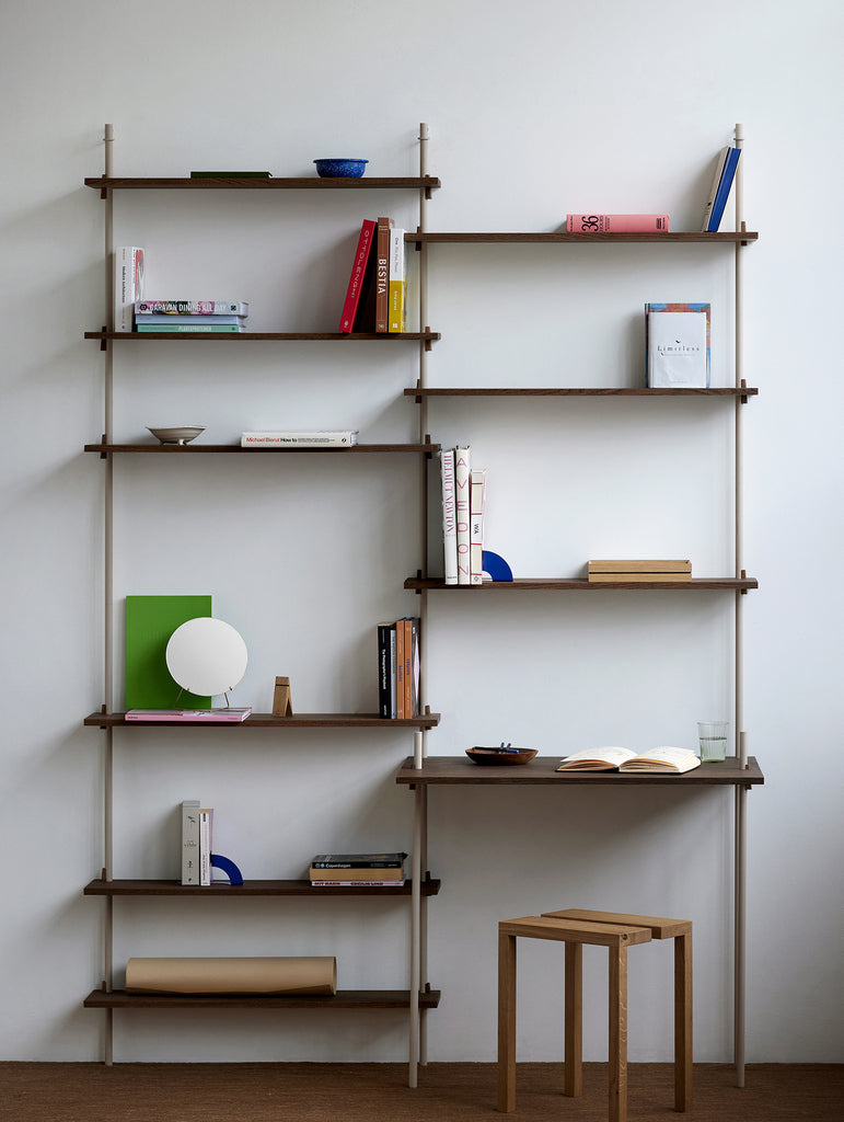 Wall Shelving System Sets (200 cm) by Moebe 