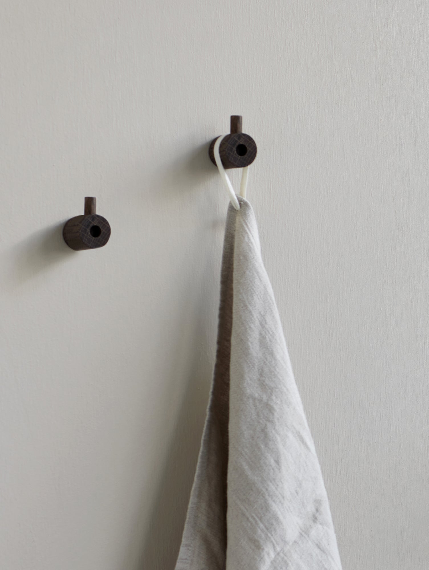 Wooden Wall Hook by Moebe - Smoked Oak
