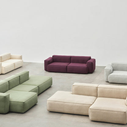 Mags Soft Sofa (Low Armrest) with Removable Cover - Individual Modules
by HAY