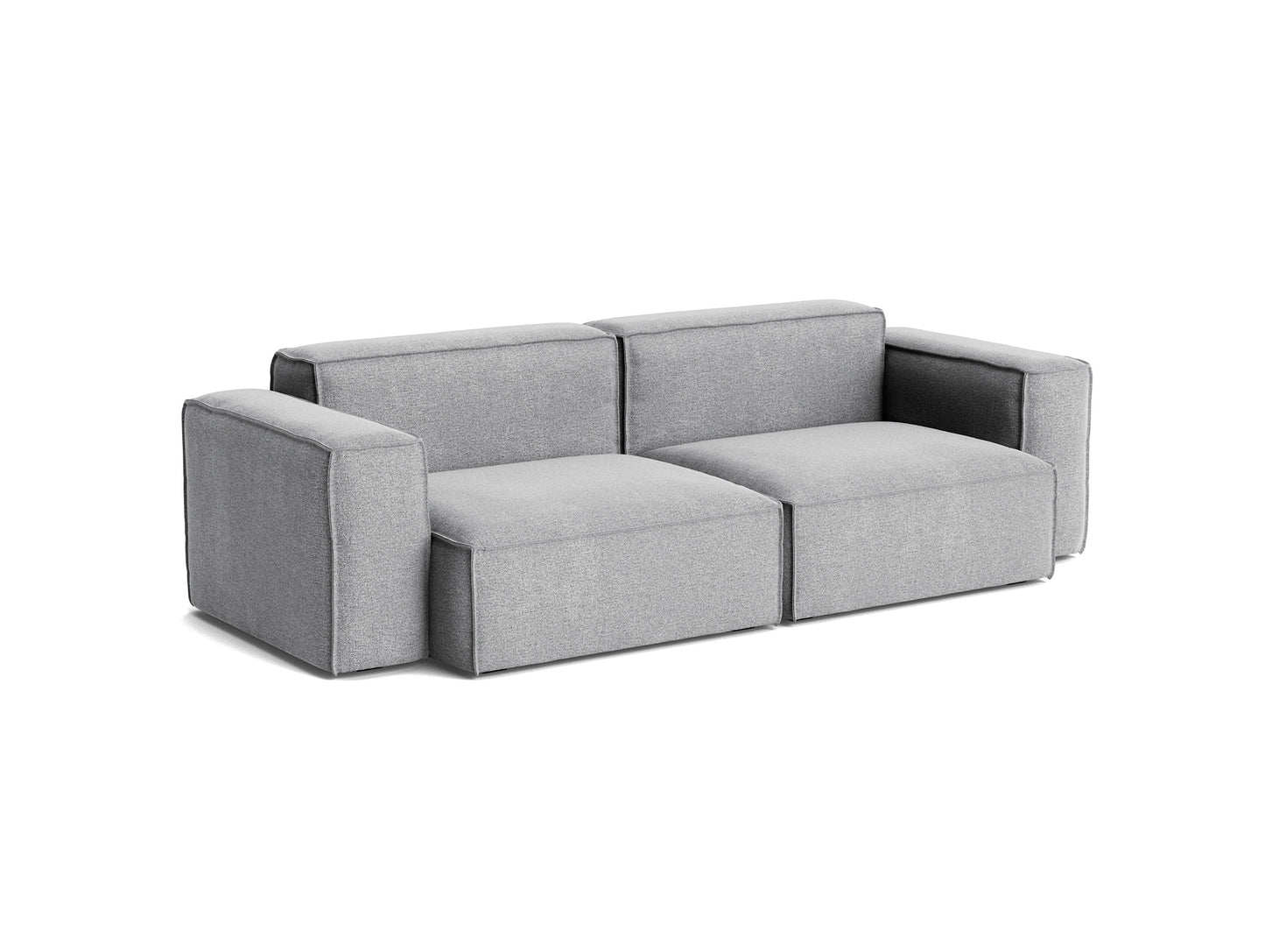Mags Soft 2.5 Seater Sofa (Low Armrest) with Removable Cover by HAY - Combination 1 / Hallingdal 65 130