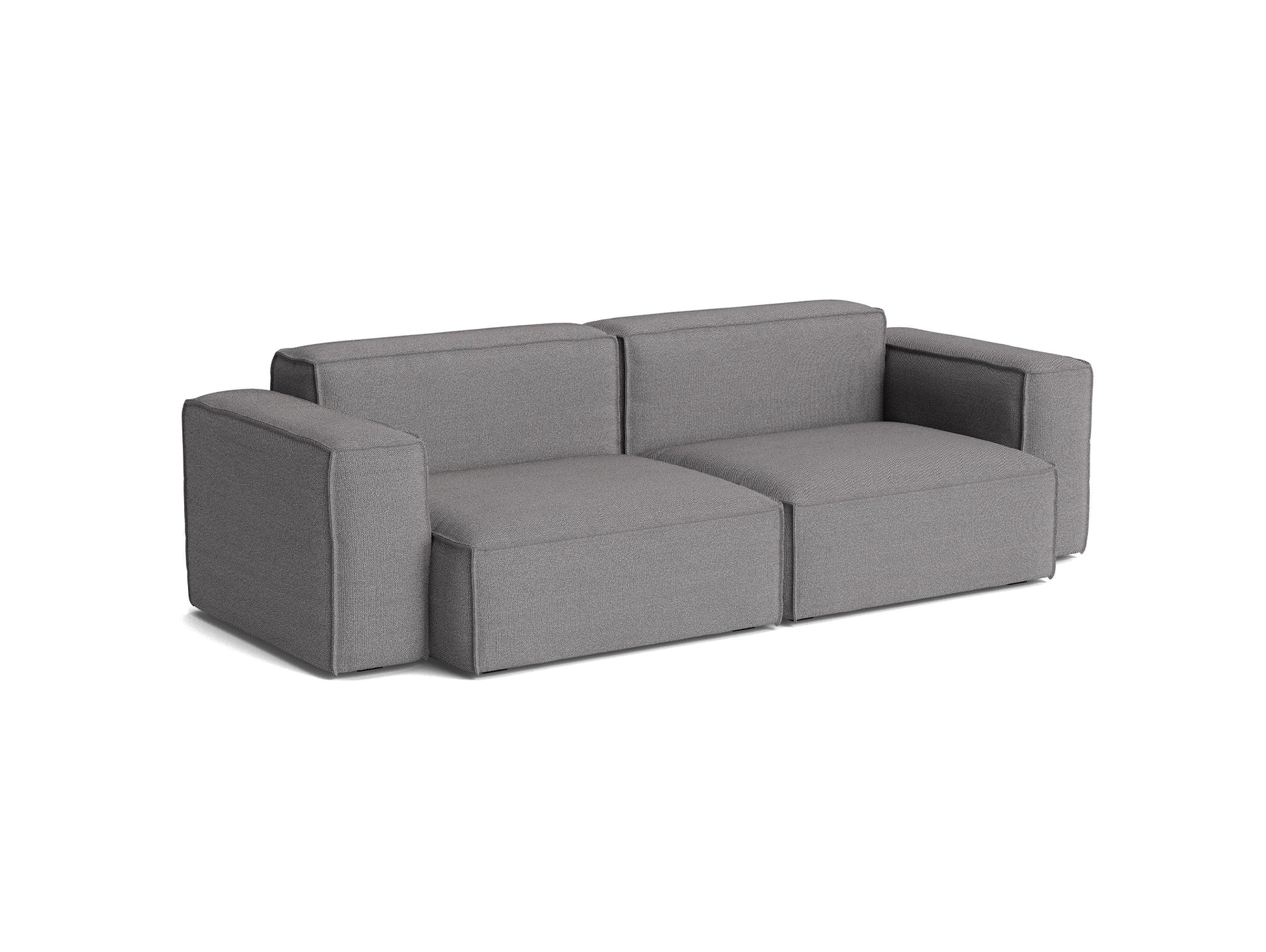 Mags Soft 2.5 Seater Sofa (Low Armrest) with Removable Cover by HAY - Combination 1 / Hallingdal 65 166