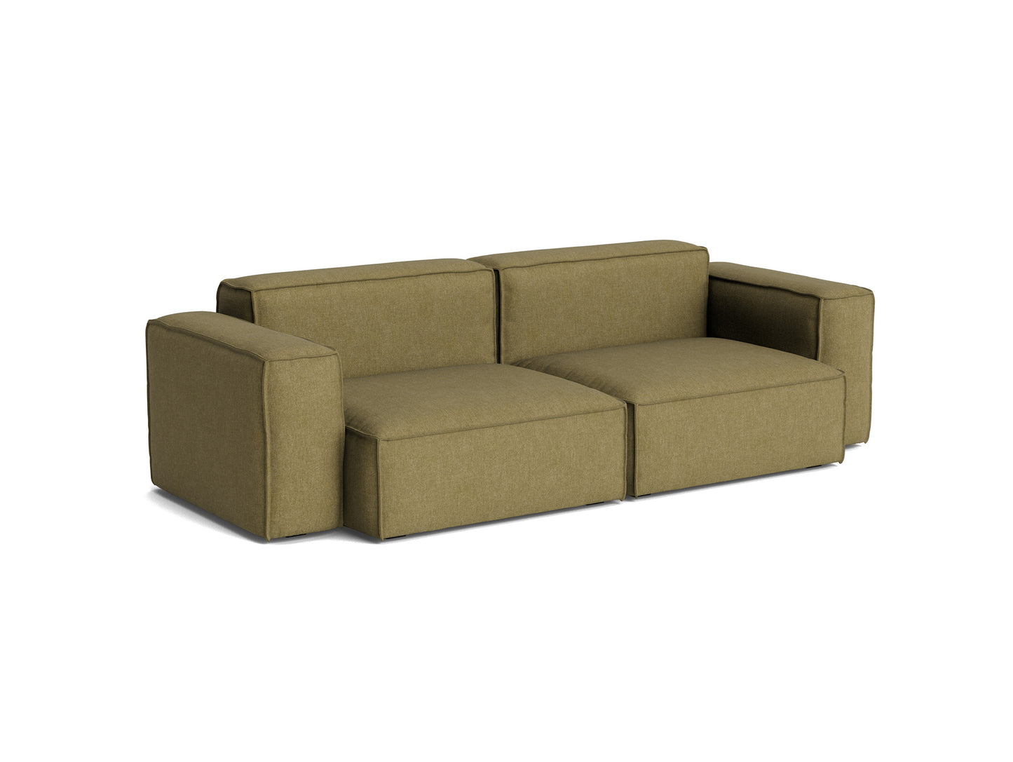 Mags Soft 2.5 Seater Sofa (Low Armrest) with Removable Cover by HAY - Combination 1 / Metaphor 026
