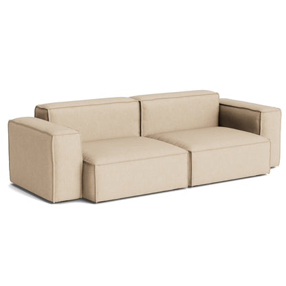 Mags Soft 2.5 Seater Sofa (Low Armrest) with Removable Cover by HAY - Combination 1 / Metaphor 035