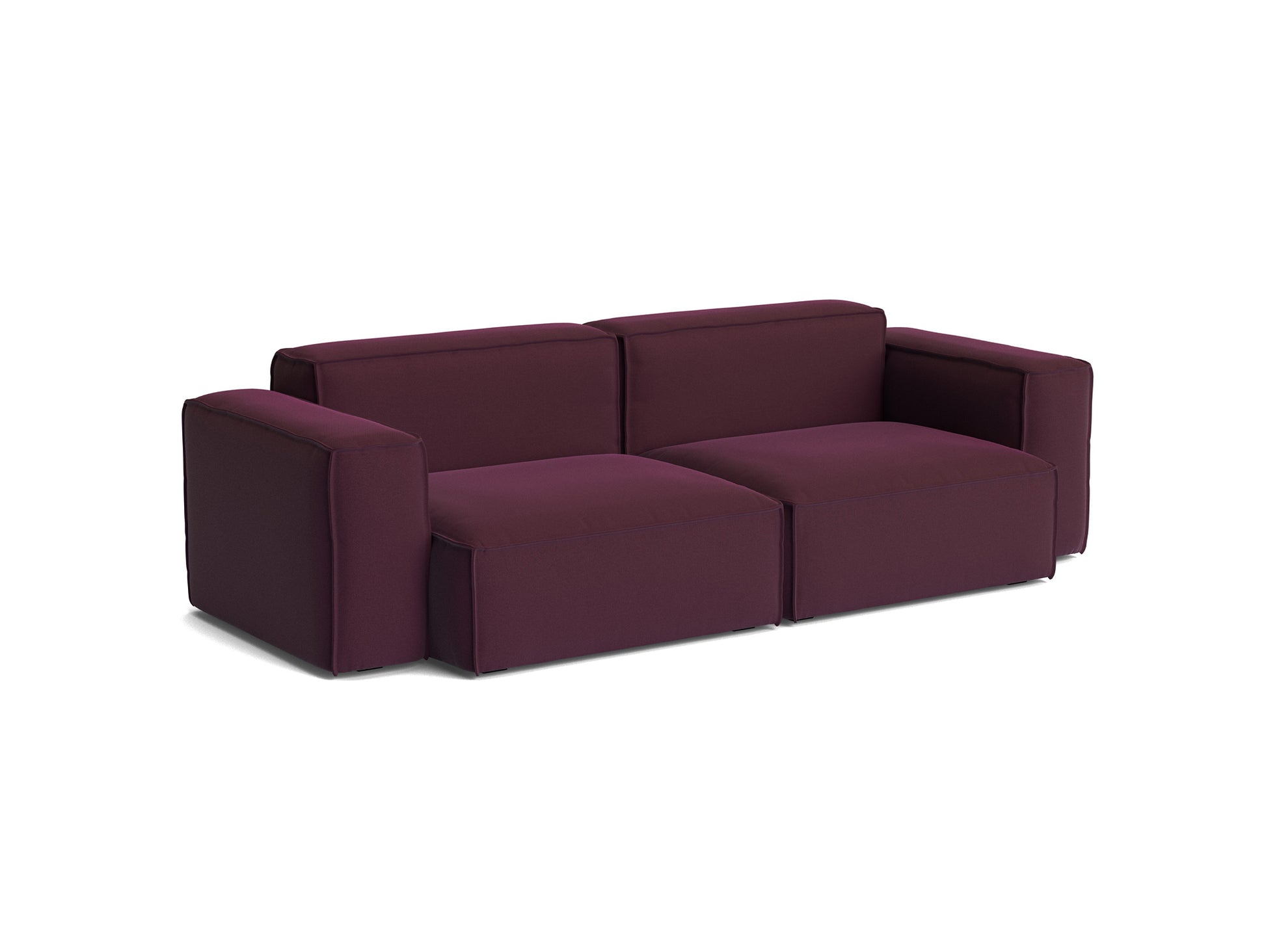 Mags Soft 2.5 Seater Sofa (Low Armrest) with Removable Cover by HAY - Combination 1 / Story 014