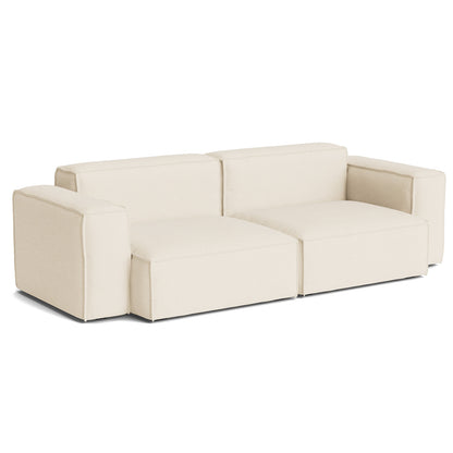 Mags Soft 2.5 Seater Sofa (Low Armrest) with Removable Cover by HAY - Combination 1 / Turf Cream