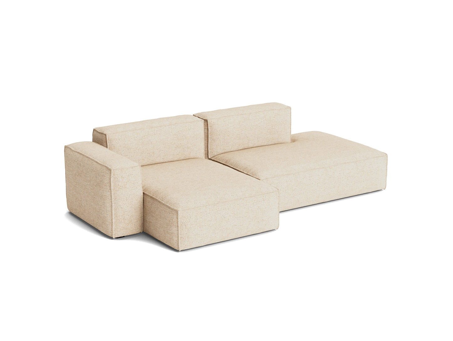 Mags Soft 2.5 Seater Sofa (Low Armrest) with Removable Cover by HAY - Combination 3 Left Armrest / Bolgheri
