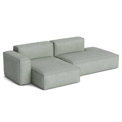 Mags Soft 2.5 Seater Sofa (Low Armrest) with Removable Cover by HAY - Combination 3 Left Armrest / Osumi 06